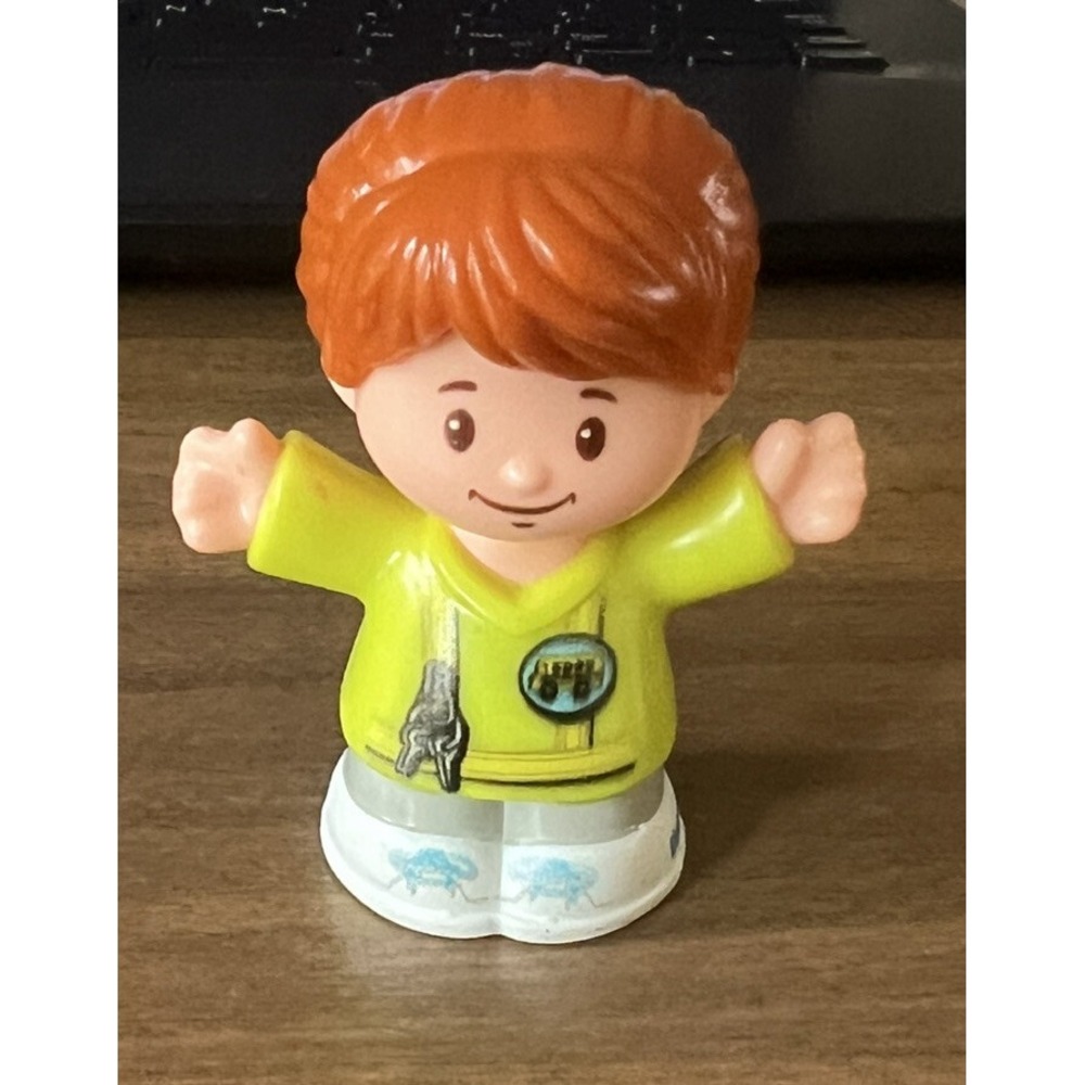 Fisher Price Little‎ People School Bus Driver Red Hair Girl Emily Figure